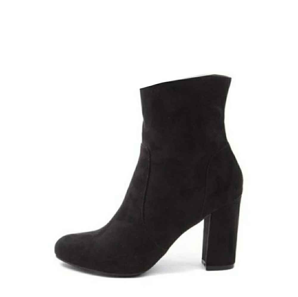 Madden Girl Fancie Suede BootieColor Black , Size 9 M Women's
